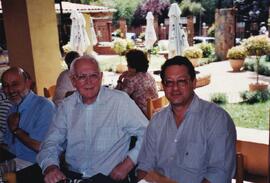 2006 MOBS with Brother Anthony Lunch at "La Rustica" . L to R Harry Rosmarin, Brother A...
