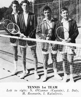 1960 Tennis 1st Team