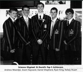 2005 Science Olympiad Top 5 Achievers
