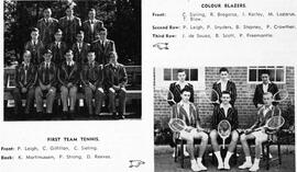 1952 Colour Blazers and Tennis First Team