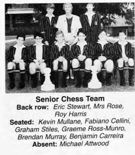 1996 Senior Chess Team