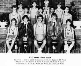 1982 U13 A Basketball Team