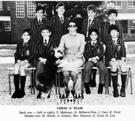 1987 Junior A Chess team