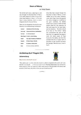 Jubilee Year of Mercy. FAQ about the Jubilee. Mater Dolorosa Catholic Church Kensington. 8th Dece...