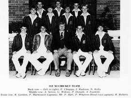 1982 Cricket 1st XI