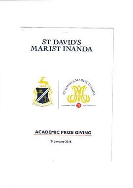 St David's Marist Inanda Academic Prizegiving