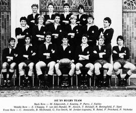 1981 Rugby First XV