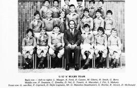 1981 U12 A Rugby Team