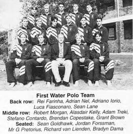 1996 First Water Polo Team