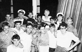 1966 School Play -One More River. Part of cast and back stage crew