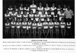 1986 Prep Cross Country Team