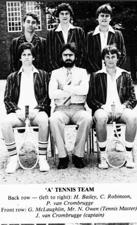 1980 A Tennis Team