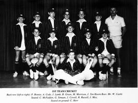 1986 1st Team Cricket Junior School