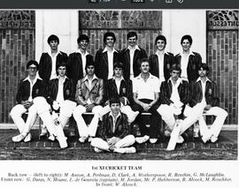 1979 Cricket 1st XI