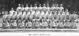 1951 Tennis - Mrs Owen's Tennis Class