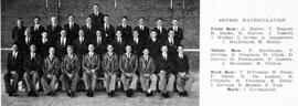 1954 Senior Matriculation