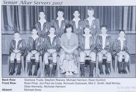 2007 Senior Prep Altar Servers