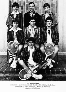 1977 A Tennis Team
