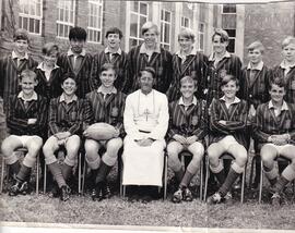 1970 Rugby team with Brother Ronald