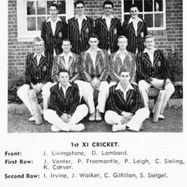 1952 Cricket 1st XI