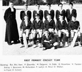 1965 First Primary Cricket Team