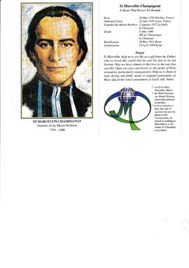 St Marcellin Champagnat Founder of the Marist Brothers 1789 - 1840