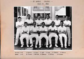 1960 St David's College First XI Cricket
