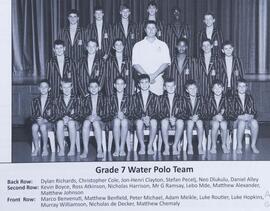 2010 Grade 7 Water Polo Team