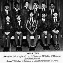 1987  Chess Team