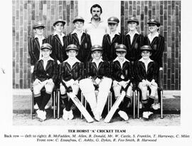 1981 Ter Horst A Cricket Team
