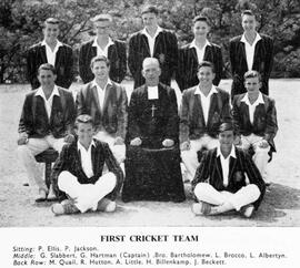 1963 1st Cricket team
