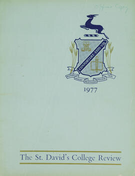 St David's Marist Inanda Yearbook 1977
