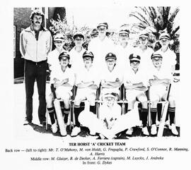 1980 Ter Horst A Cricket Team