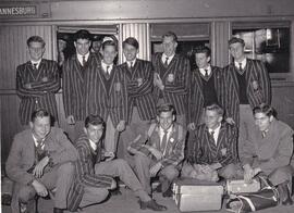 1962 Rugby 1st team tour to St Henry's and St Charles.