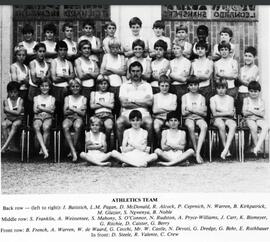 1981 Athletics Team  Junior School