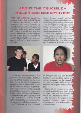 2006 Arthur Miller's "The Crucible" directed by Gareth Dry.  Presented by St David's Ma...