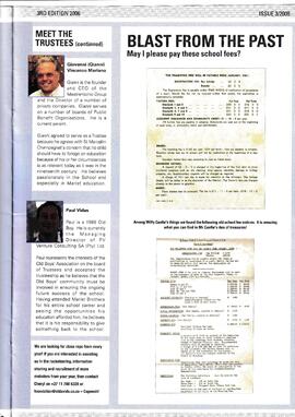 2006 The Official Newsletter of the St David's Old Boys Association. 3rd edition 2006. Issue3/2006