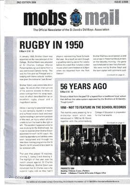 2006 The Official Newsletter of the St David's Old Boys Association. 2nd edition 2006. Issue2/2006