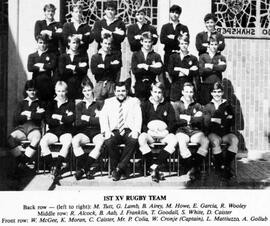 1985 Rugby First XV