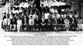 1992 Members of Staff