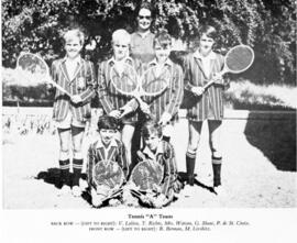 1970 Prep School A Tennis Team
