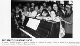 2002 Staff Christmas Choir