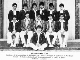 1981 Cricket 1st XI