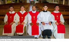 2019 Altar Servers Senior