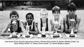 1997 Inter-House Cross Country Age Group Winners Prep