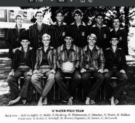 1983 Water Polo Team