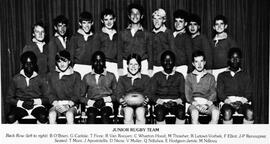 1987 Junior Rugby Team