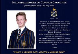 2020 Obituaries - Connor Croucher in Loving Memory