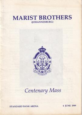 1989 Marist Brothers (Johannesburg) Centenary Mass. Standard Bank Arena,6 June 1989