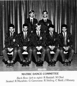 1987 Matric Dance Committee